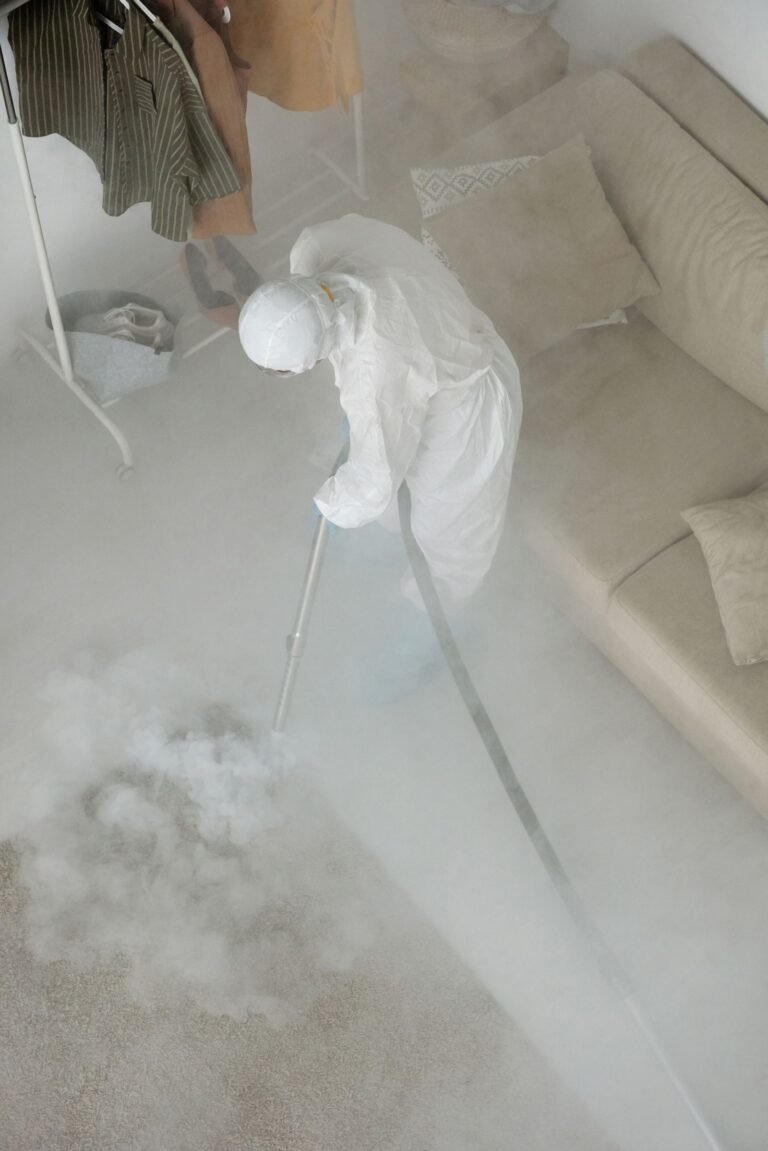 رش مبيد آمن داخل المنزل بجهاز رذاذ